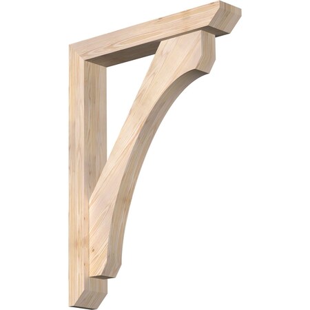 Ekena Millwork Legacy Slat Smooth Bracket w/ Offset Brace, Douglas Fir, 5 1/2"W x 32"D x 44"H BKT0604X32X44LEC06SDF